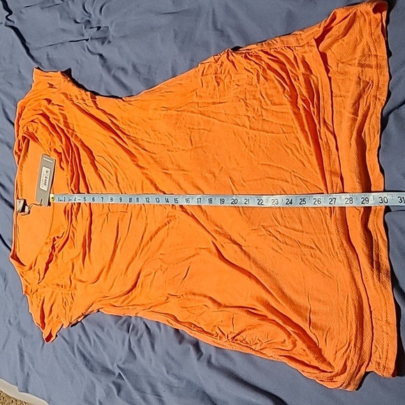 Bench Women's small Scoop neck ruched sides NWT Peach dress - Picture 9 of 9